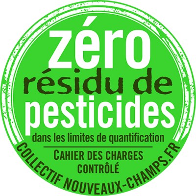 Label Zéro résidu de pesticides